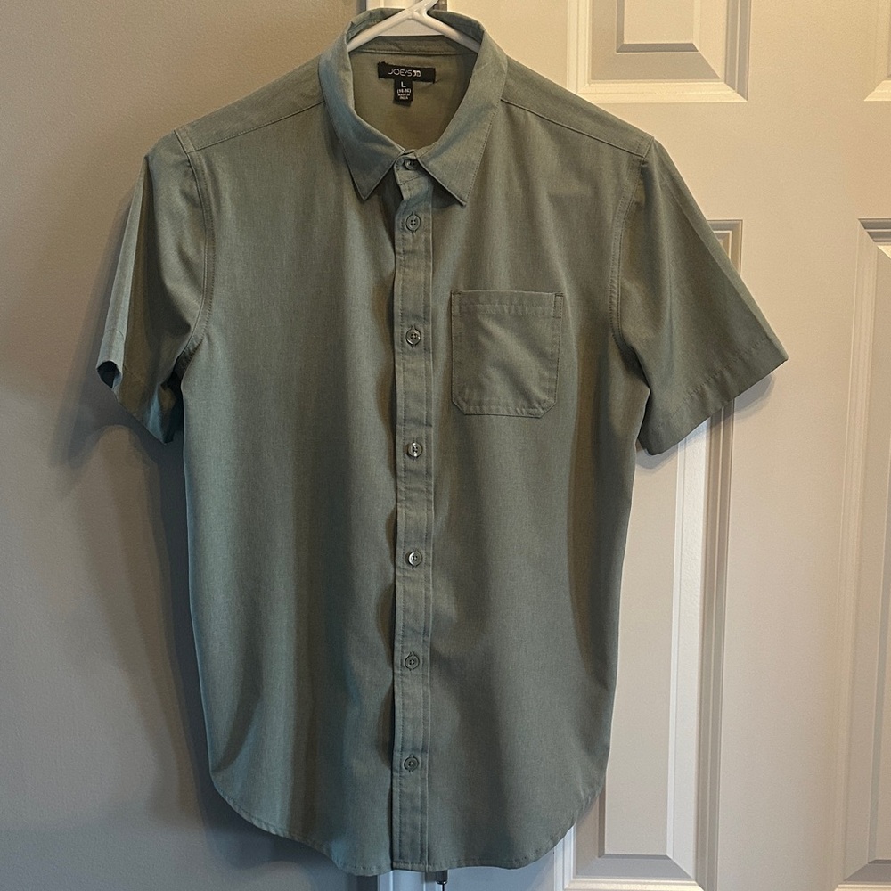 Joe's Jeans Youth Short Sleeve Button-Down Shirt